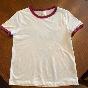 basic white tee